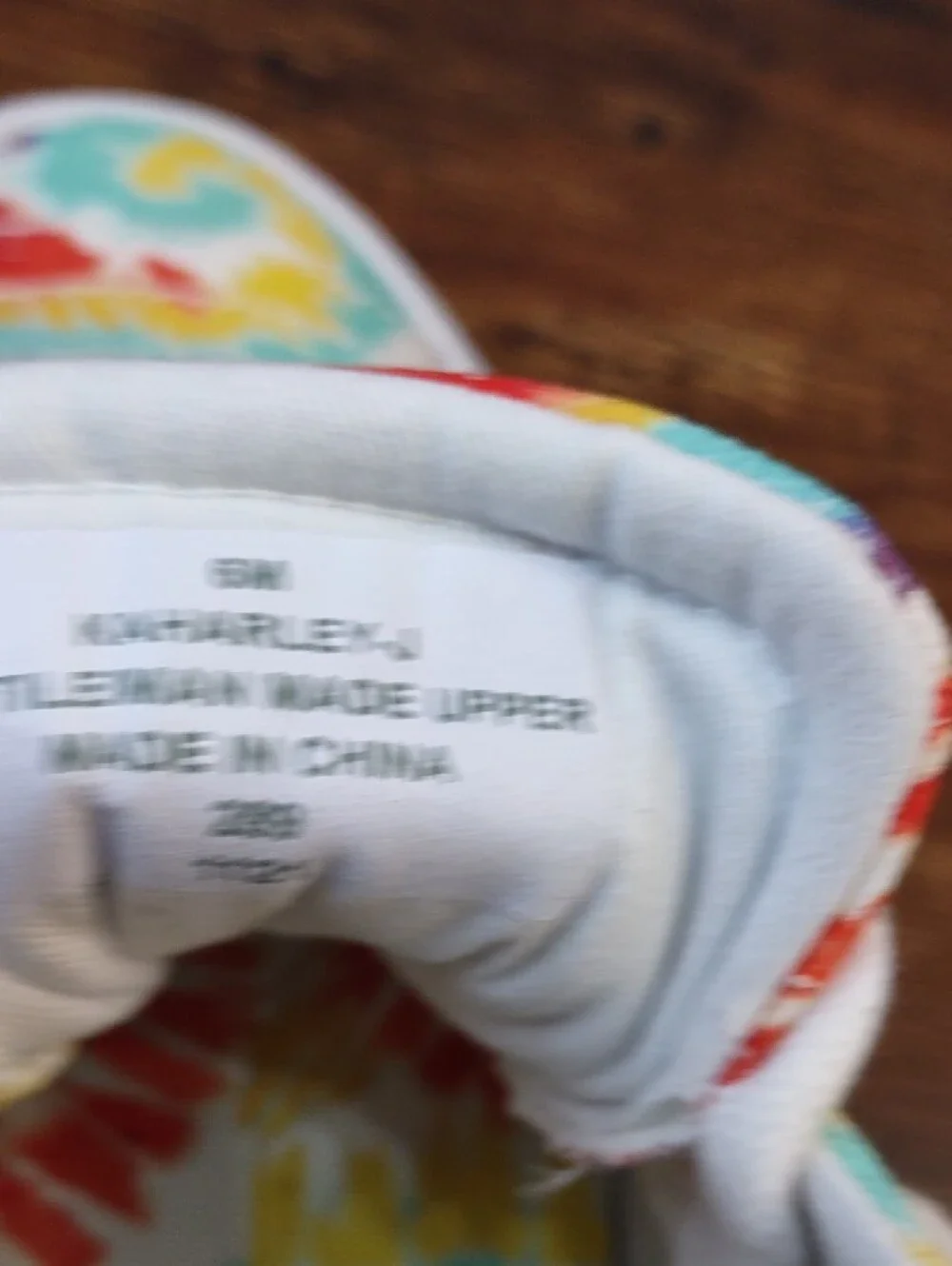 Airwalk Tie Dye Canvas Sneakers-(Mismatched Size)